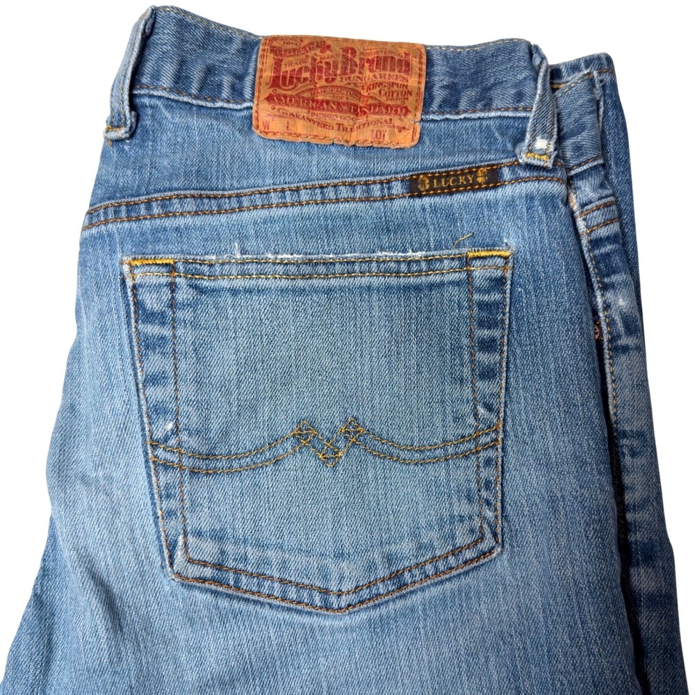 Lucky Brand Sweet N Low Billie Bootcut Jeans Medium Wash Blue Denim Size 29 Reg